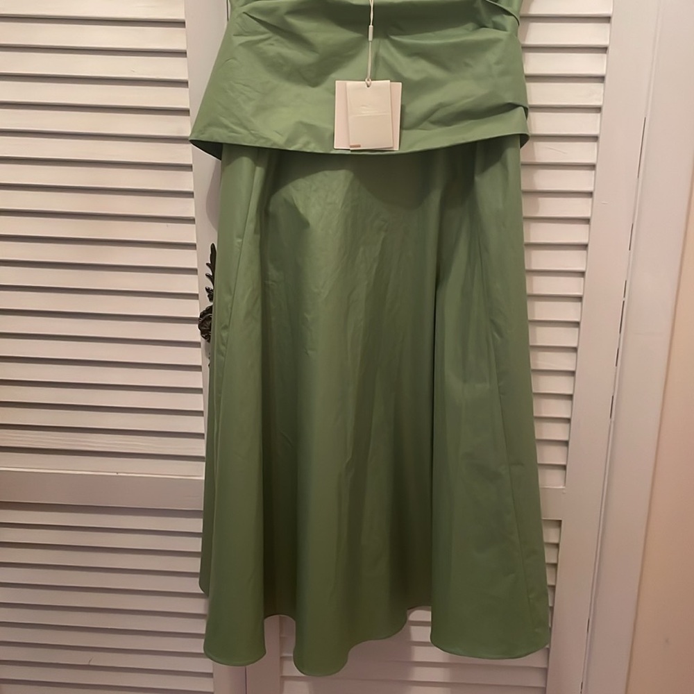 NWT Tibi skirt size 2 removable belt side zipper removable belt - Picture 6 of 12